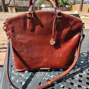 Brahmin Purse Pecan Smooth Leather